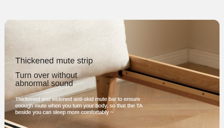 Oak Solid Wood Soft Bed