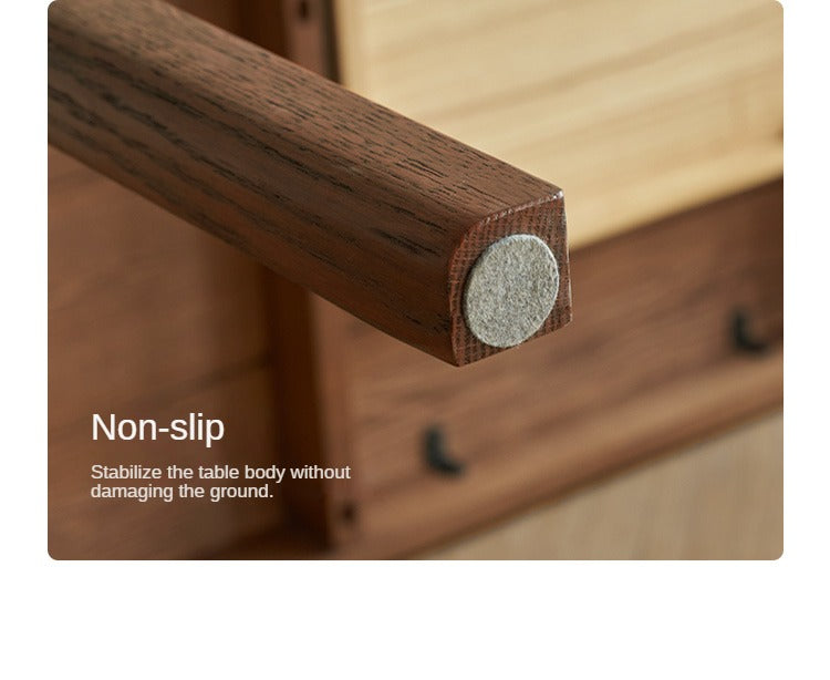 Oak, Beech Solid Wood Walnut Color Office Desk