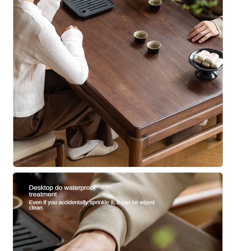 Black Walnut Solid Wood Tea Table