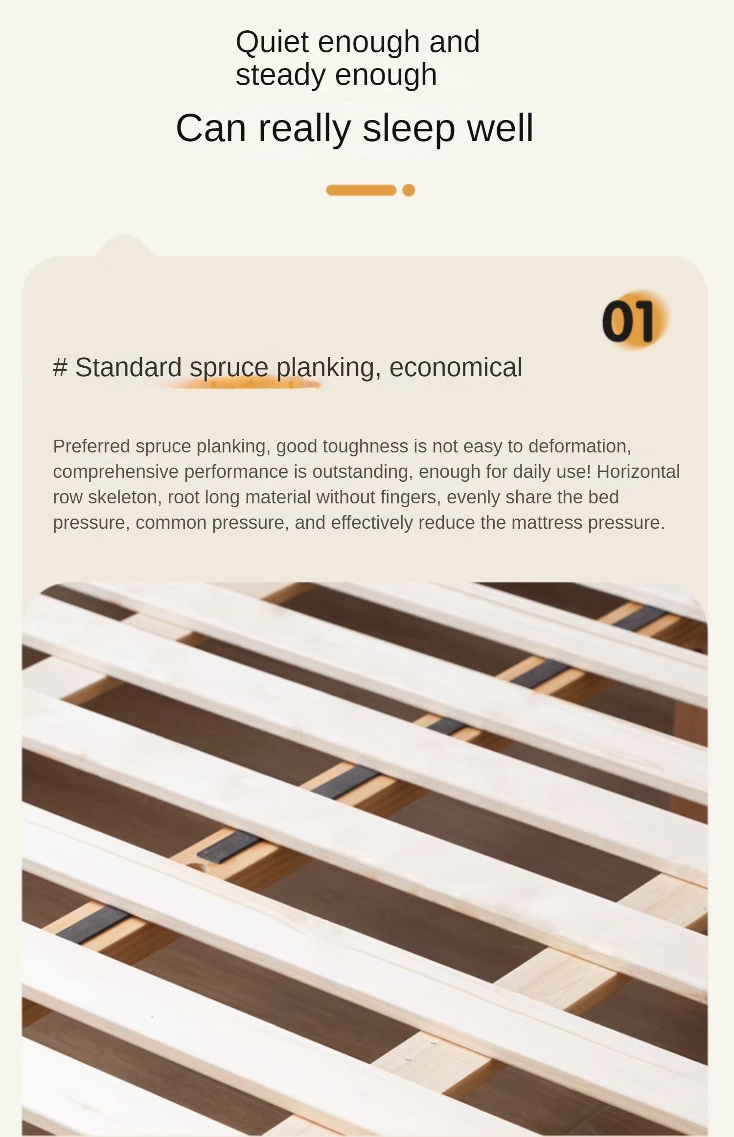 European Beech Solid Wood Bed