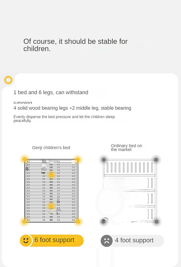 Organic Leather kid's Bed princess bed<