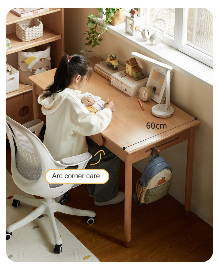 Beech Solid Wood Children's Study Table.