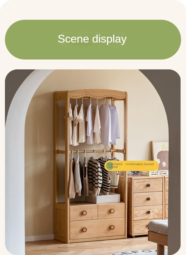 Beech Solid Wood Children's Wardrobe Hanger
