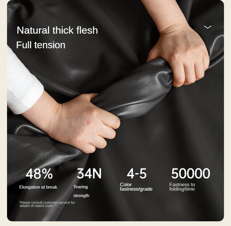 Cherry Solid Wood Leather Soft Suspended Bed