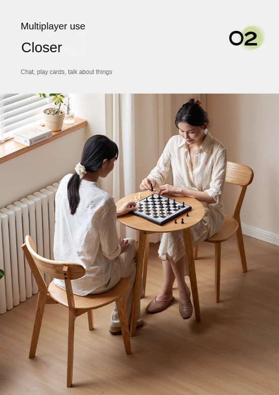 Oak Solid Wood Side Table