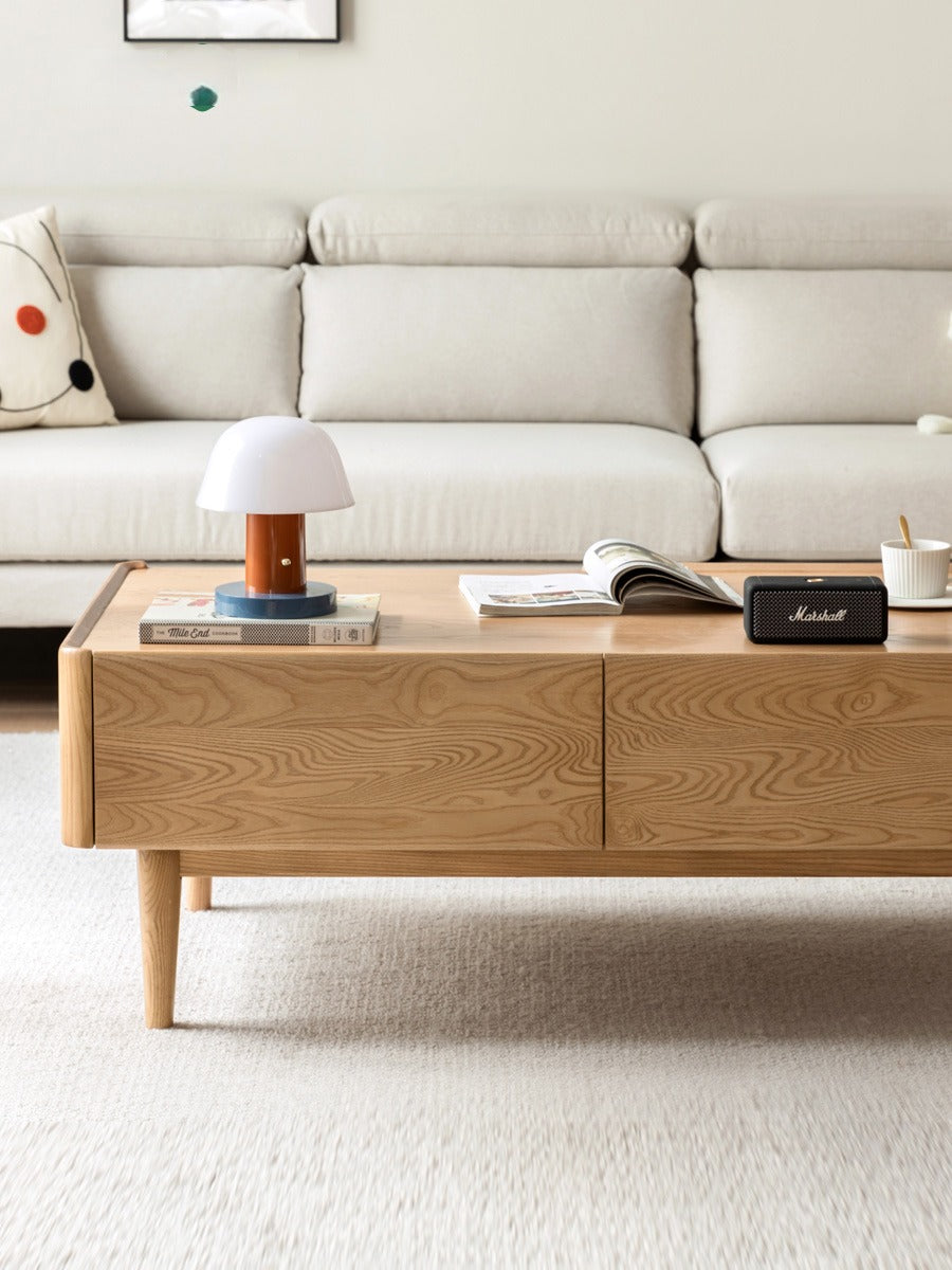 Ash Solid Wood Luxury Coffee Table
