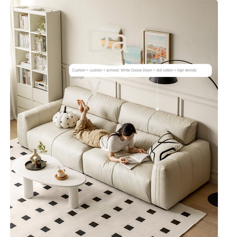 Goose Down, Doll Cotton Sofa Cream Style.