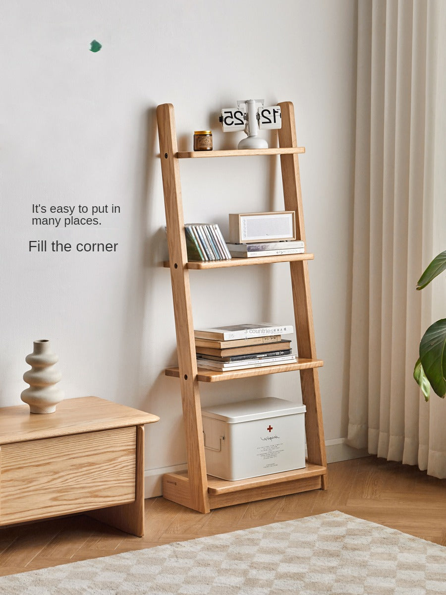 Oak, Beech Solid Wood Bookshelf Racks