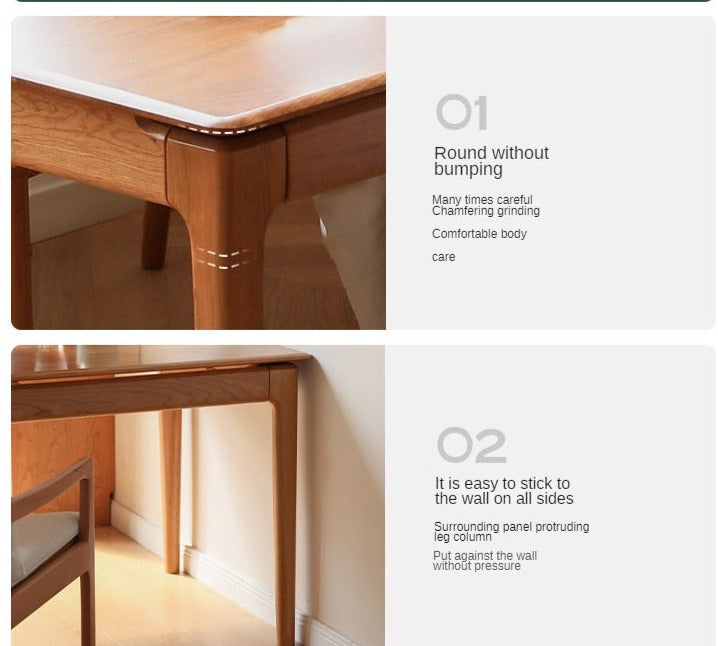 Cherry Solid Wood Large Office Table