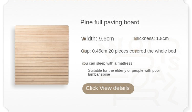 Oak Solid Wood Technology Cloth American Soft Back Bed