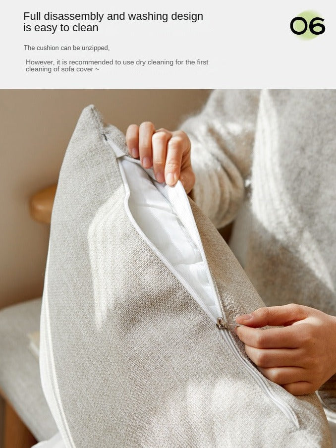 Oak Solid Wood Windsor Sofa Winter/Summer Dual Use.