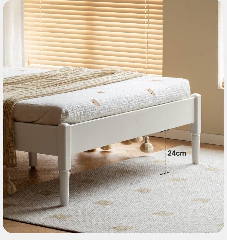 Poplar Solid Wood High Headboard Children's Bed.