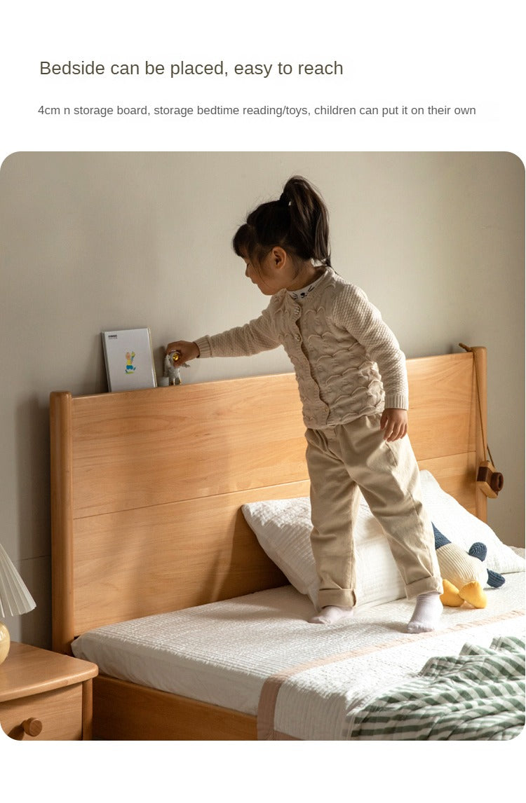 Beech Solid Wood Children's Soft Single Bed