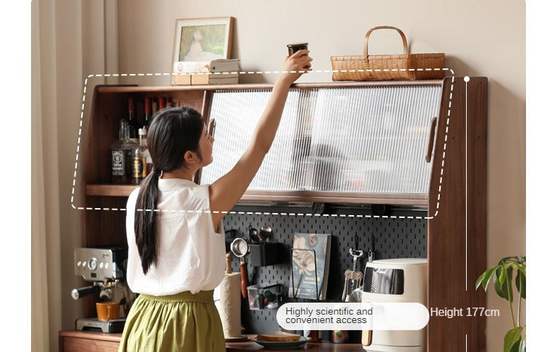 Black Walnut , South American Walnut, Catalpa Solid Wood Sideboard, Buffet Cabinet