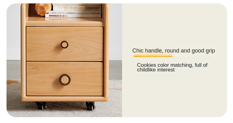 Beech Solid Wood Kids Study Table lifting desk