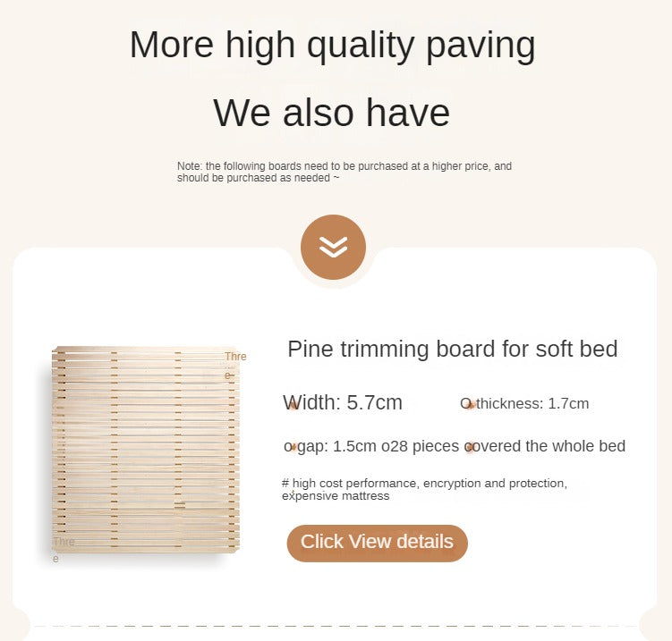 Genuine Leather Light Luxury Bed, Cream Style