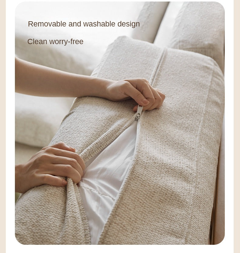 Ash solid Wood Modern Straight Sofa.