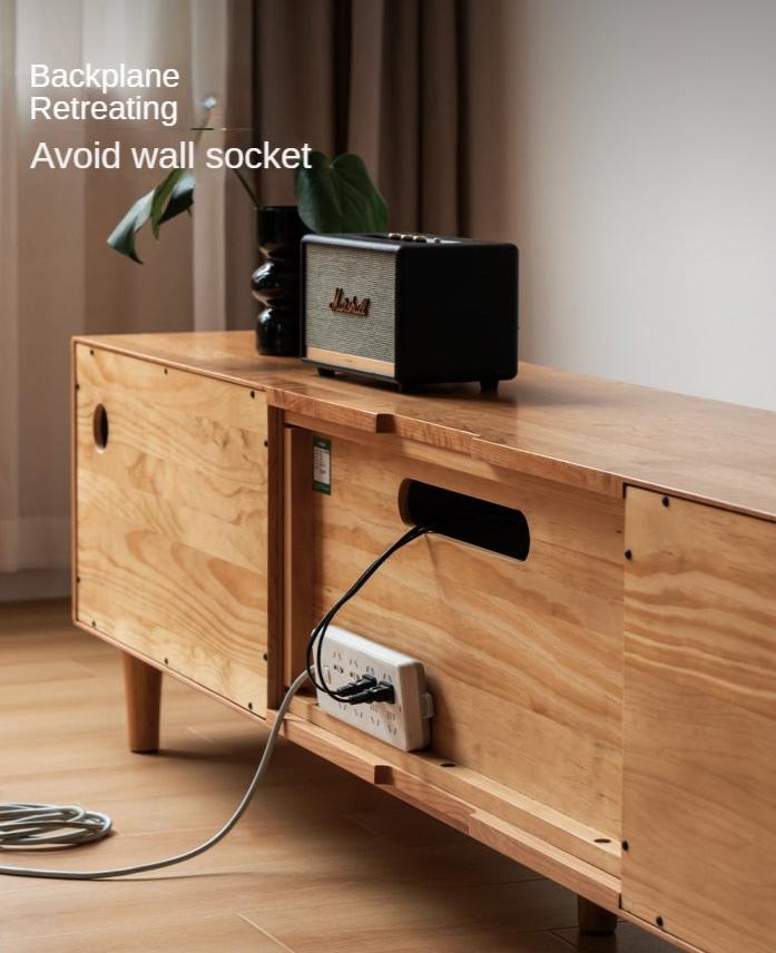 Cherry Solid Wood TV Cabinet.