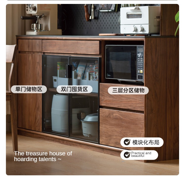Sideboard, Buffet cabinet black walnut"+
