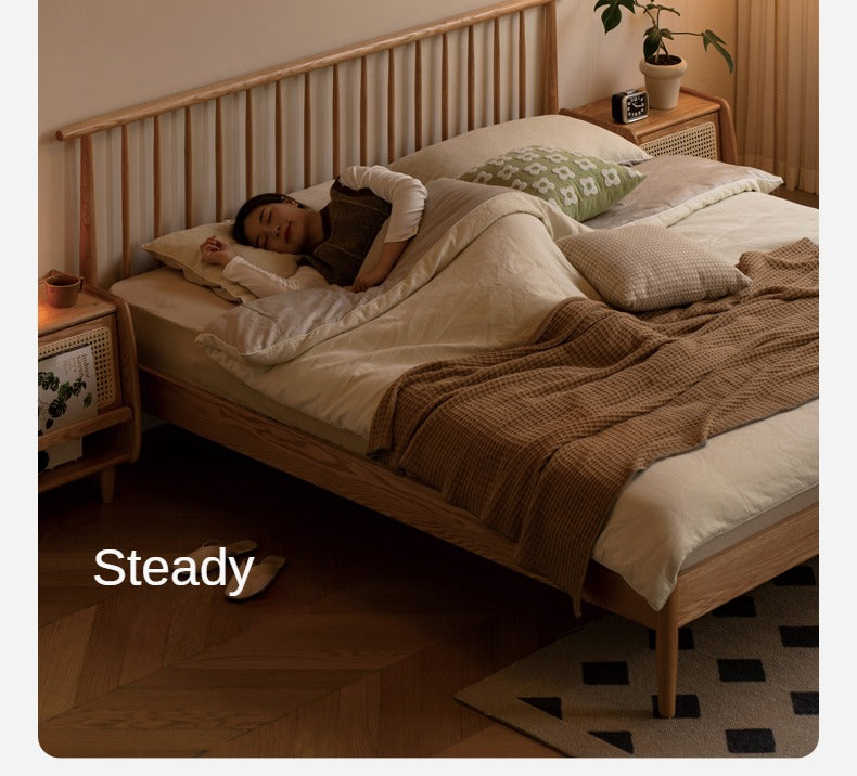 Oak, Beech Solid Wood Windsor Bed