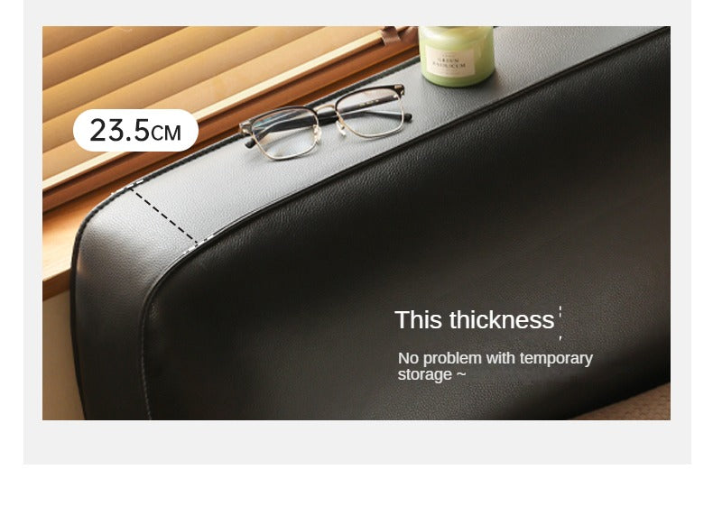 First Layer Of Yellow Cowhide Black Bed