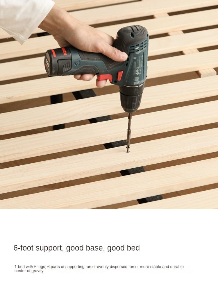 Imitation Cotton and Linen Fabric Bed