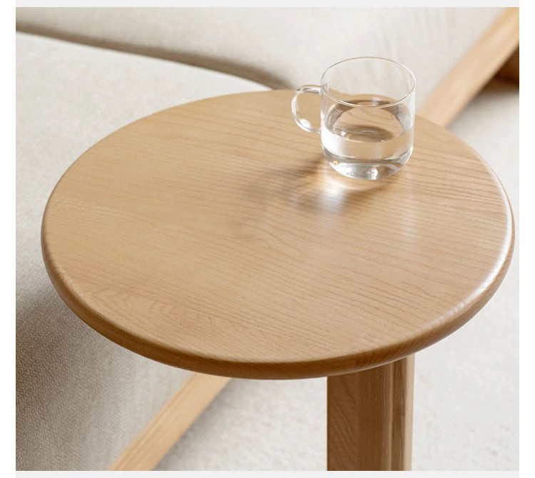 Ash Solid Wood Rock Plate Coffee Table