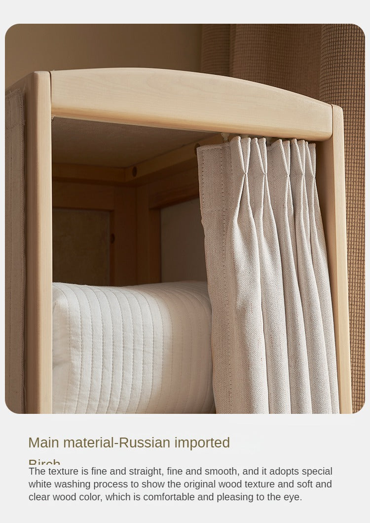 Birch Solid Wood Children's Wardrobe