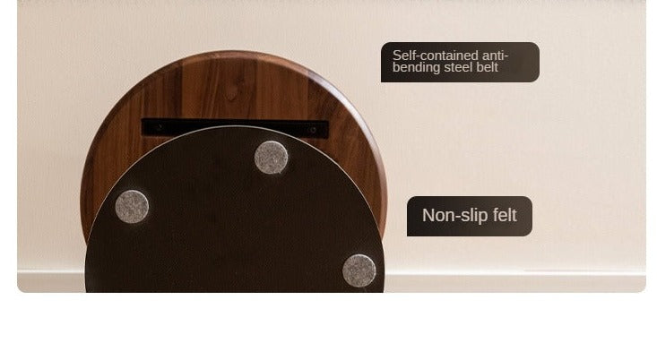 Black Walnut, Oak Solid Wood Side Table Modern