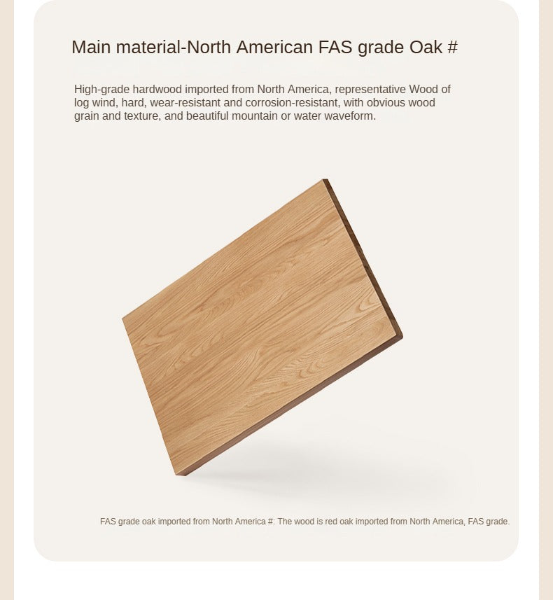 Oak Solid Wood Fabric Card Seat Floor Box Sofa.