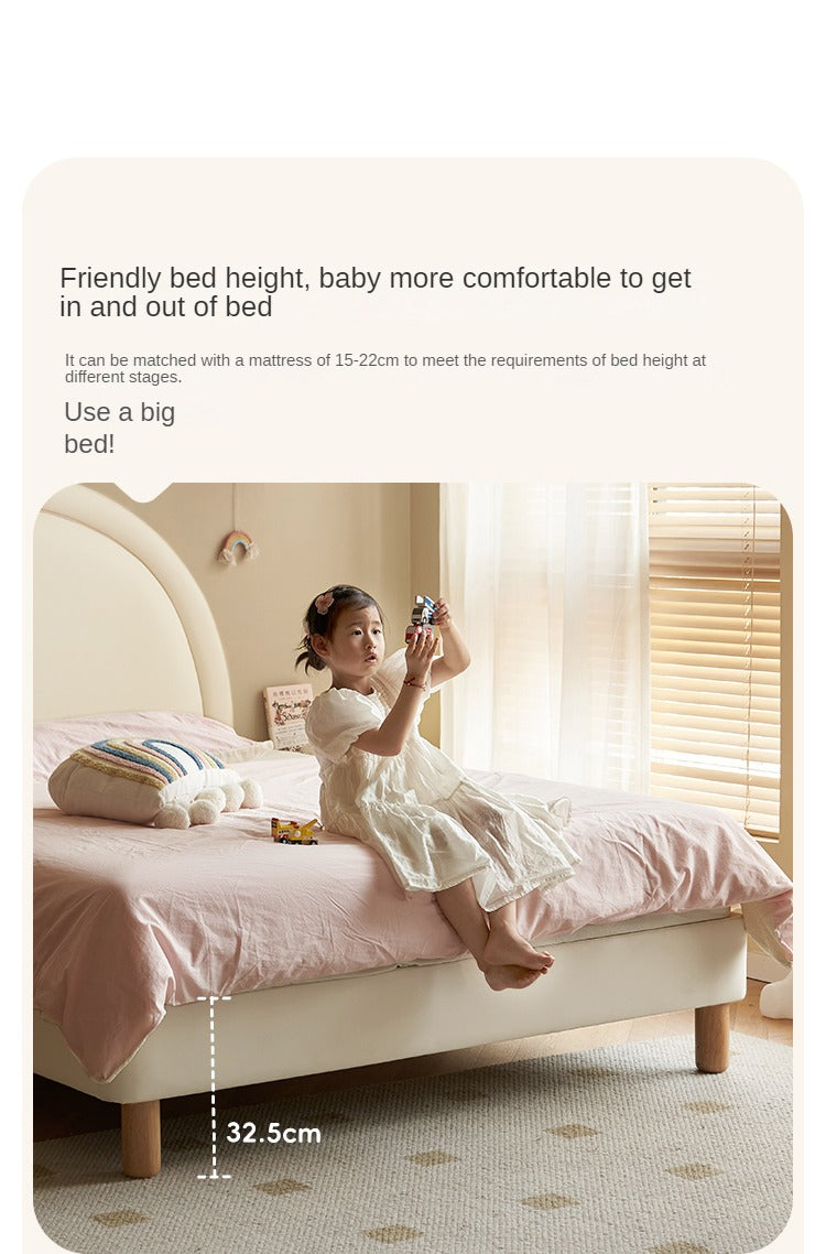 Children's Bed Girl Cartoon Rabbit Bed<