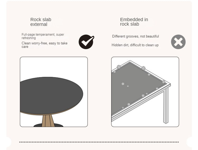 Black Walnut, Ash, Sandalwood Solid Wood Round Dining Table
