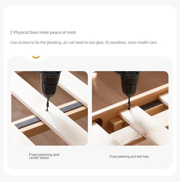 European Beech Solid Wood Windsor Bed
