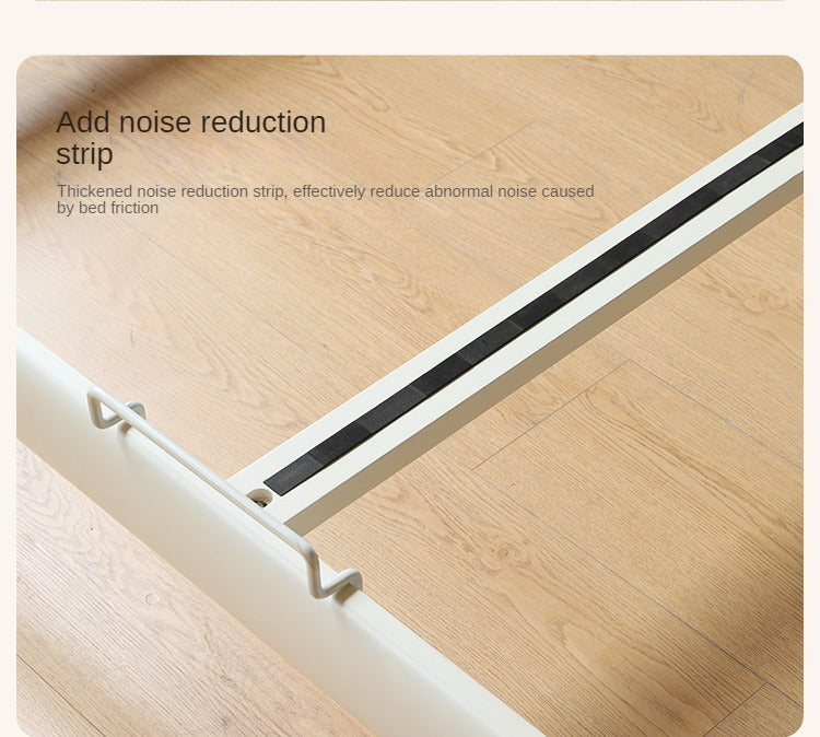 Poplar Solid Wood French Cream Style Bed