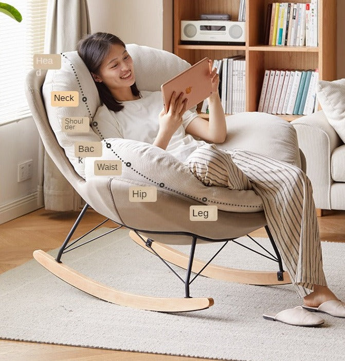 Fabric Casual Rocker Chair"