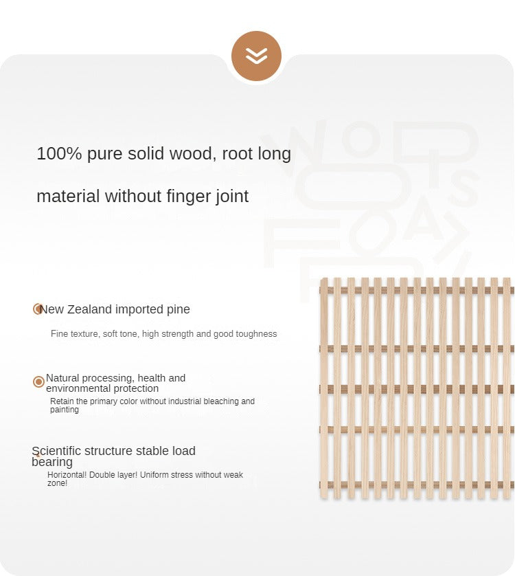 Genuine Leather Cream Suspended Bed