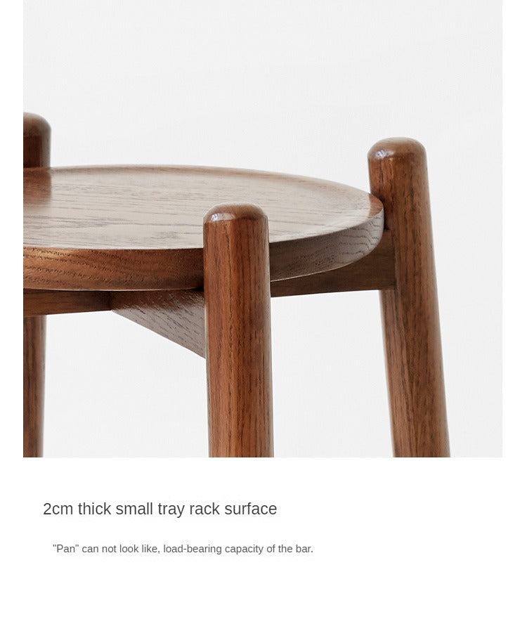 Oak solid wood Floor-Standing Plant Stand