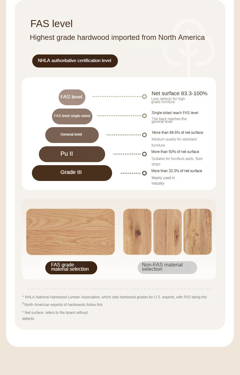 Oak Solid Wood Fabric Card Seat Floor Box Sofa.