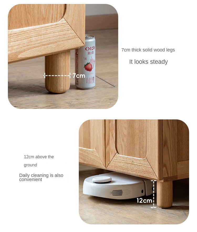 Oak Solid Wood Kid's Wardrobe