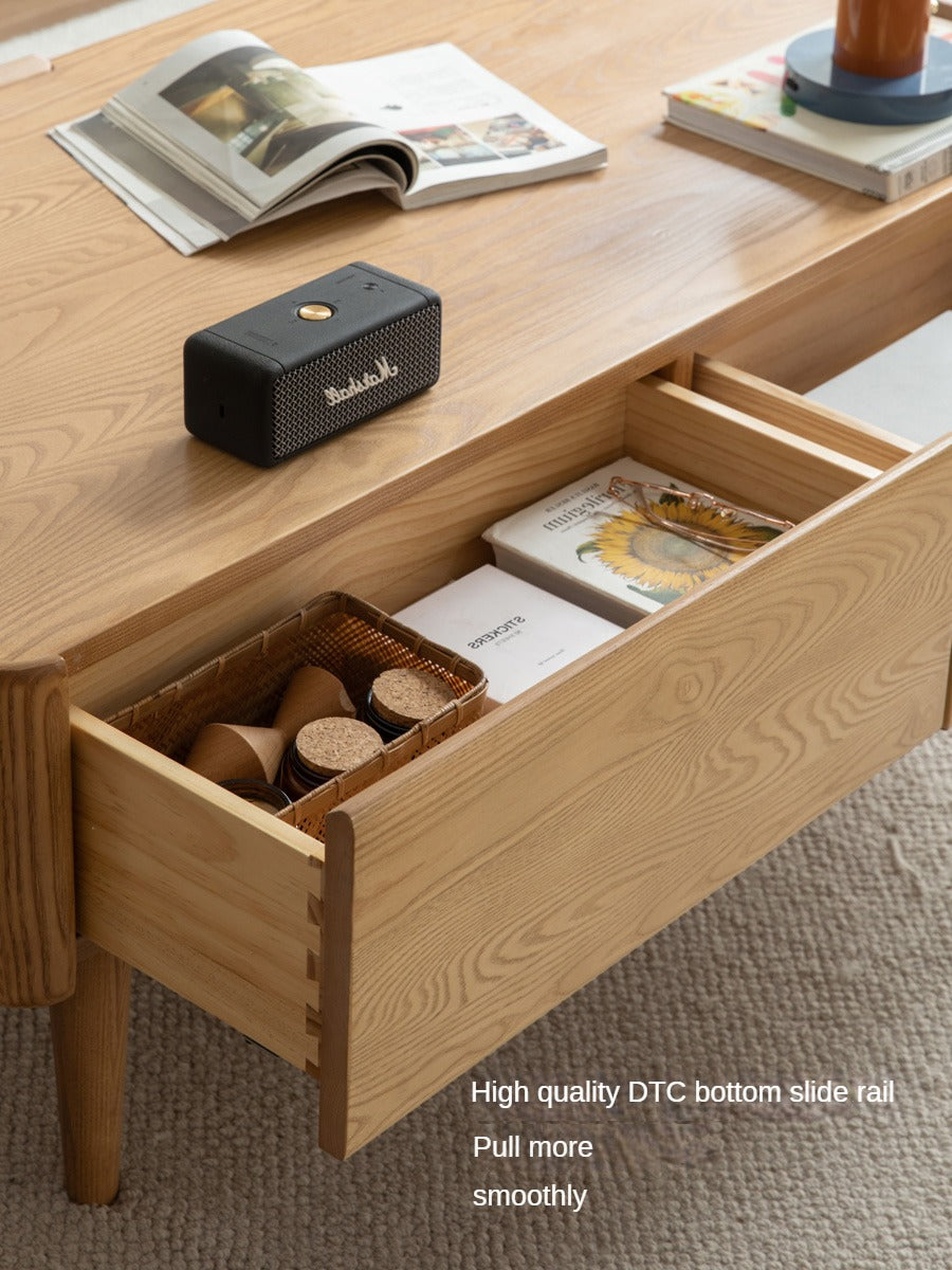 Ash Solid Wood Luxury Coffee Table