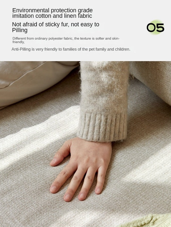 Oak Solid Wood Windsor Sofa Winter/Summer Dual Use.