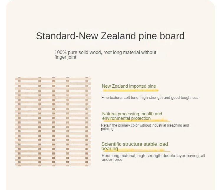 Beech solid wood Children's Soft Bed<