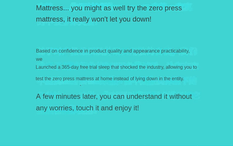 Zero press Double-Sided Compressed Mattress – Simmons Spring Hybrid Memory Foam 25cm,30cm