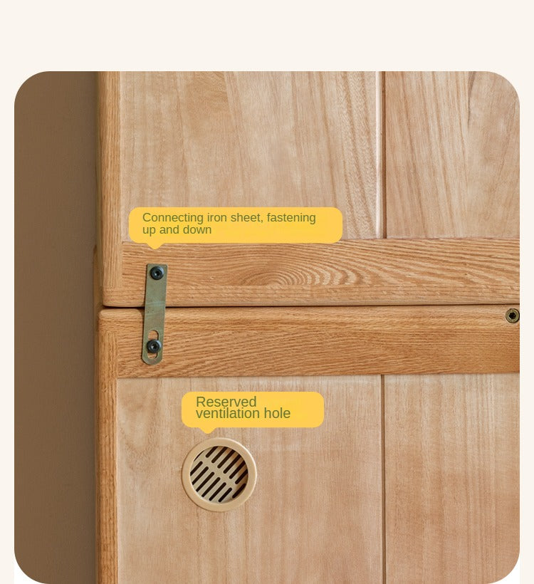 Beech Solid Wood Nordic Modern Kids Dresser, Chests, Storage Cabinet