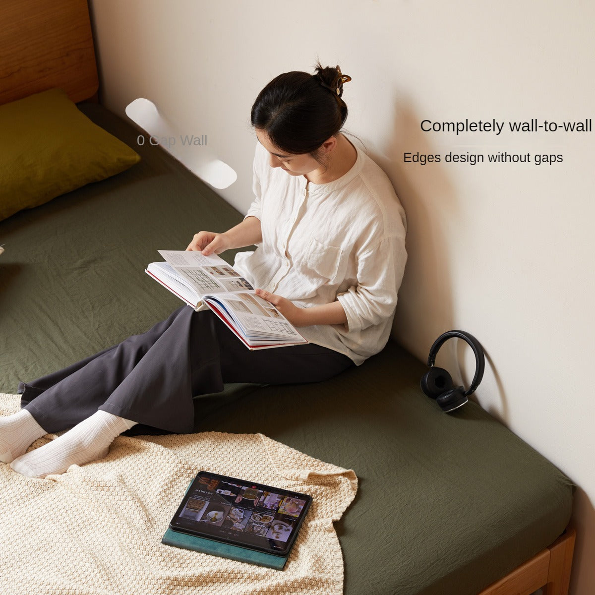 Cherry Solid Wood Bed - SPECIAL PRICE