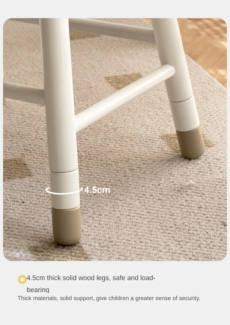 Oak, Birch Solid Wood Lift Kid's Chair White.