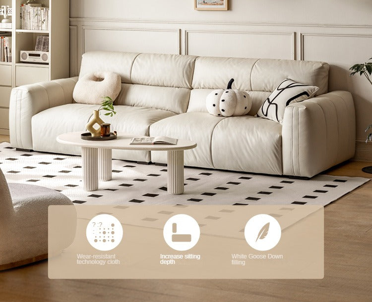 Goose Down, Doll Cotton Sofa Cream Style.