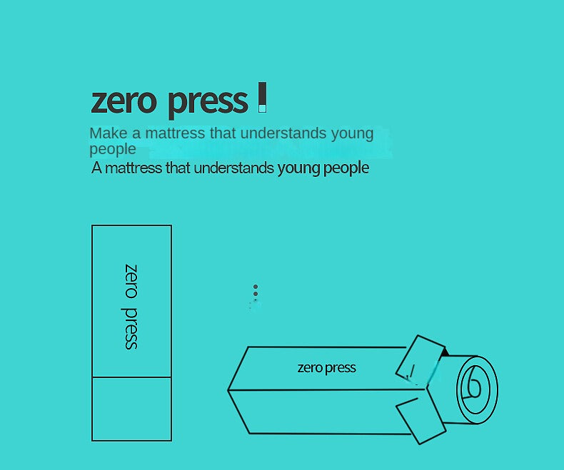 Zero press Double-Sided Mattress with Memory Foam and Pocket Springs 25cm,30cm