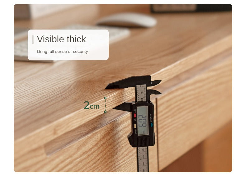 Oak, Beech Solid Wood Office Desk