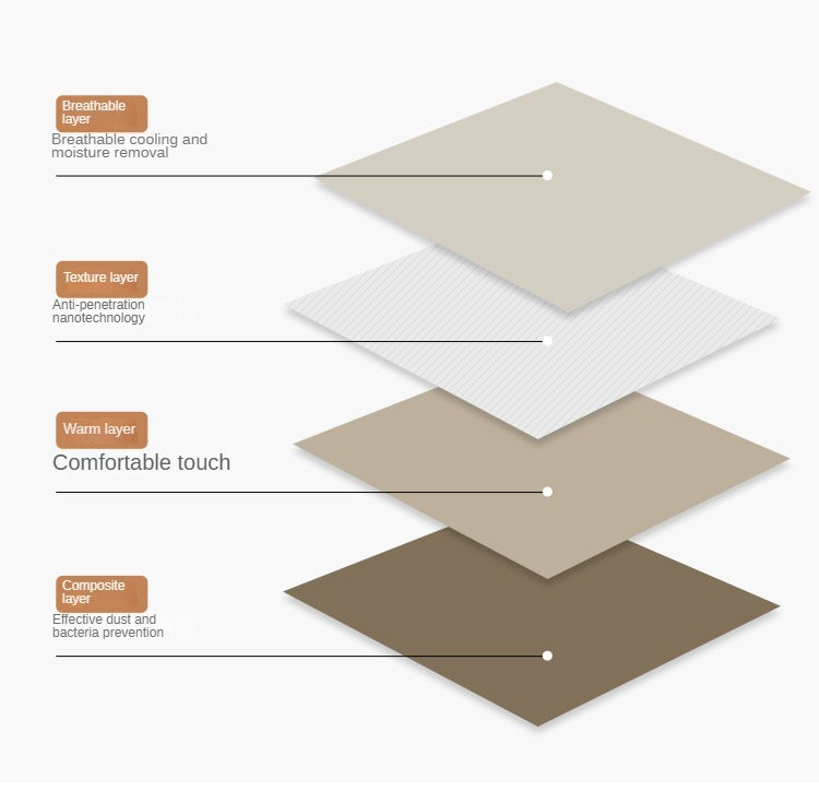 Oak Solid Wood Sunrise Bed Technology Cloth